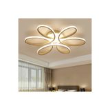 MİNEL DEKOR LED LIGHTING Minel Dekor Papatya Gold Led 50cm, Tavan Lambası, Modern Aydınlatma, Dekoratif Şık Avize