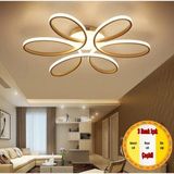 Minel Dekor LED Lıghtıng Minel Dekor Papatya Model Tavan Lambası, Modern Aydınlatma, Dekoratif 3 Renkli Işık - Gold