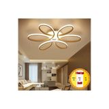 MİNEL DEKOR LED LIGHTING Minel Dekor Papatya Model Tavan Lambası, Modern Aydınlatma, Dekoratif 3 Renkli Işık