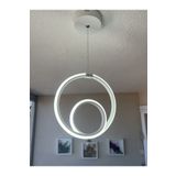 MİNEL DEKOR LED LIGHTING MİNEL DEKOR SARKIT ÇEMBER MODEL TAVAN LAMBASI, MODERN AYDINLATMA,DEKORATİF ŞIK AVİZE