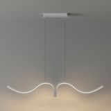 Minel Dekor LED Lıghtıng Minel Dekor Yay Model LED 80CM, Masa Üstü Sarkıt, Modern Aydınlatma, Dekoratiff - Beyaz