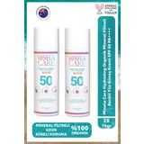 Minela Care Hydrating Organik Mineral Filtreli Renkli Yüksek Korumalı Yüz Güneş Kremi SPF50 2X70GR