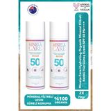 Minela Care Hydrating Renkli Yüz Güneş Kremi SPF50 Tüm Cilt Tipleri İçin Organik Mineral Filtreli 2x70 gr