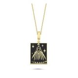 Mineli Gelin Altın Kaplama Kolye RZ32 (Gold)