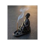 minelly hayatınıza minelly güzelliği katın Meditasyon Yapan Kadın Figürlü Tütsülük | Lotus Dekoratif Tütsü Tutucu | Zen Yoga Ev Dekoru