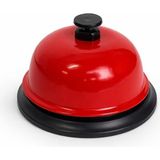 Minelox Oyun Zili - Buton Zil - Resepsiyon Zili- 7.5 cm Masa Zili (Kırmızı)