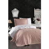 Minelya Home Collection 5 Parça Lastikli Çarşaflı, 3d Kelebek Desenli Çocuk Odası Pamuklu Tek Kişilik Pembe Nevresim Takımı