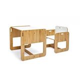 Minera 2-4 Yaş Kumru Model Ahşap Montessori Aktivite Oyun Çalışma Masa Ve Sandalye Seti (1 Masa + 1 Sandalye) - Kahverengi
