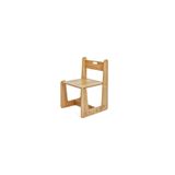 Minera 2-4 Yaş Turna Model Ahşap Montessori Aktivite Oyun Çalışma Sandalyesi (1 Sandalye)