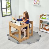 Minera 4-6 Yaş Martı Model Ahşap Montessori Aktivite Çalışma Masa Ve Sandalye Seti (1 Masa + 1 Sandalye)