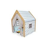 Minera Çocuk Oyun Evi / Çadırı - Ahşap Mavi Kahverengi