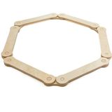 Minera Denge Kirişi, Denge Tahtası, Çocuk Aktivite Oyuncağı, Çocuk Dış Mekan Spor (6'lı Set) - Naturel Ahşap