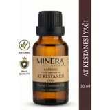 Minera Vital At Kestanesi Yağı 30 ml (Horse Chestnut Oil) %100 Saf Soğuk Sıkım Damlalıklı Cam Şişe