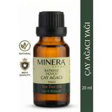 MİNERA VİTAL Çay Ağacı Yağı 20 ml (Tea Tree Oil) %100 Saf Uçucu Yağ Damlalıklı Cam Şişe