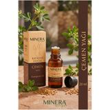 MİNERA VİTAL Çemen Yağı 20 ml (Fenugreek Oil) %100 Saf Soğuk Sıkım Damlalıklı Cam Şişe