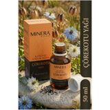 MİNERA VİTAL Çörekotu Yağı 50 ml (Black Cumin Seed Oil) %100 Saf Soğuk Sıkım Damlalıklı Cam Şişe