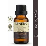 Minera Vital Haşhaş Yağı 20 ml (Poppy Seed Oil) %100 Saf Soğuk Sıkım Damlalıklı Cam Şişe