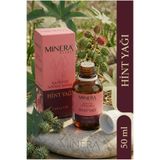 MİNERA VİTAL Hint Yağı 50 ml (Castor Oil) %100 Saf Soğuk Sıkım Damlalıklı Cam Şişe