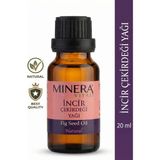 Minera Vital İncir Çekirdeği Yağı 20 ml (Fig Seed Oil) Damlalıklı Cam Şişe
