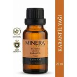 Minera Vital Karanfil Yağı 20 ml (Clove Oil) %100 Saf Uçucu Yağ Damlalıklı Cam Şişe