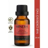 Minera Vital Nar Çekirdeği Yağı 20 ml (Pomegranate Seed Oil) %100 Saf Soğuk Sıkım Damlalıklı Cam Şişe