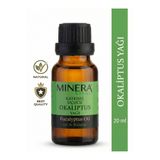 MİNERA VİTAL Okaliptus Yağı 20 ml (Eucalyptus Oil) %100 Saf Uçucu Yağ Damlalıklı Cam Şişe