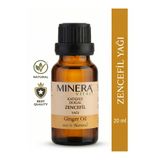 MİNERA VİTAL Zencefil Yağı 20 ml (Ginger Oil) Damlalıklı Cam Şişe