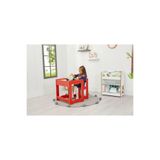 minerakids 4-6 Yaş Martı Ahşap Montessori Aktivite Çalışma Masa Sandalye Seti(1 Masa+1 Sandalye)/Kırmızı Kırmızı
