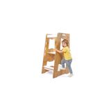 minerakids Ahşap Montessori Öğrenme Kulesi 2-6 Yaş Kahverengi
