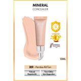 Mineral Concealer Spf 15 Yoğun Kapatıcı Metal Başlıklı Göz Altı Kapatıcısı - 201 Açık