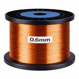 MinervaDynamics Emayeli Bakır Tel, 0.6mm (AWG 23), 400m Makara, C Sınıfı 200 Derece Termal Dayanım, IEC Uyumlu, Motor Sargısı ve Transformatör için