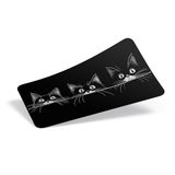 Minesk 90X40 CM XXL Gaming Mouse Pad [High Density Hybrid Kumaş] [Kaymaz Taban] [Yüksek Çözünürlüklü Baskı] Fare Altlığı Oyuncu Mousepad (3 Cats)