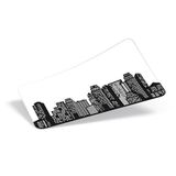 Minesk 90X40 CM XXL Gaming Mouse Pad [High Density Hybrid Kumaş] [Kaymaz Taban] [Yüksek Çözünürlüklü Baskı] Fare Altlığı Oyuncu Mousepad (The City)