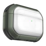 Minesk Airpods 3 için Armor Serisi Darbelere Karşı Ultra Güçlü Koruma Fiber Karbon Arka Tasarım Airpods Kılıfı (Soft Haki Şeffaf, Airpods 3 2021)