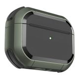Minesk Airpods 4 ile Uyumlu Armor Serisi Darbelere Karşı Ultra Güçlü Koruma Fiber Karbon Arka Tasarım Kılıfı (Soft Haki, Airpods 4)
