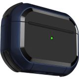 Minesk Airpods PRO 3 ile Uyumlu Armor Serisi Darbelere Karşı Ultra Güçlü Koruma Fiber Karbon Arka Tasarım Kılıf (Lacivert, Airpods Pro 3 2025)