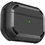 Minesk Airpods PRO 3 ile Uyumlu Armor Serisi Darbelere Karşı Ultra Güçlü Koruma Fiber Karbon Arka Tasarım Kılıf (Siyah, Airpods Pro 3 2025)