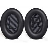Minesk BOSE ile Uyumlu QuietComfort 35 (QC35) & Quiet Comfort 35 II (QC35 ii) için Suni Deri Kulaklık Pedi Hafızalı Yüksek Kaliteli Materyal Kulaklık Süngeri