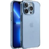 Minesk iPhone 13 Pro ile Uyumlu SuperMatt Serisi Arkası Parmak izi Tutmayan Sert Mat Polikarbonat Kenarları Tpu Silikon Metal Tuşlu Premium Şeffaf Kılıf Kapak (Klasik, 13 Pro)