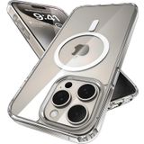 Minesk iPhone 14 Pro Max için Origin Serisi Premium Kalite Magsafe ile Uyumlu Kılıf Crystal Clear Super Şeffaf Materyal ve İnceltilmiş 3D Gerçek Manyetik Çember (14 Pro Max)