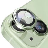 Minesk İphone 15-15 Plus ile Uyumlu Safir Kamera Lens Koruyucu Kolay Kurulum Kitli Çizilmez Safir Cam ve Titanyum Alaşım Çerçeve (Yeşil, Safir Cam)