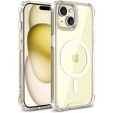Minesk iPhone 15 için MagShield Serisi MagSafe ile Uyumlu Köşe Korumalı Şeffaf Hybrid Kılıf Ultra Güçlü Manyetik Çember ve Kristal Berraklığında Materyal Premium Kalite Kılıf (15)