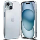 Minesk iphone 15 Plus - 14 Plus ile Uyumlu SuperMatt Serisi Arkası Parmak izi Tutmayan Sert Mat Polikarbonat Kenarları Tpu Silikon Metal Tuşlu Premium Şeffaf Kılıf Kapak (Klasik, 15 Plus -14 Plus)