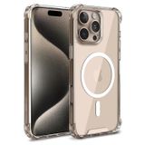 Minesk iPhone 16 Pro Max için MagShield Serisi MagSafe ile Uyumlu Köşe Korumalı Şeffaf Hybrid Kılıf Ultra Güçlü Manyetik Çember ve Kristal Berraklığında Materyal Premium Kalite Kılıf (16 Pro Max)