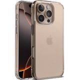 Minesk iPhone 16 Pro Max ile Uyumlu Mat Şeffaf Kılıf Parmak izi Bırakmayan Mat Arka Kısım ve Ultra Şeffaf Kenarlar Silikon Kılıf Kapak (Klasik, 16 Pro Max)
