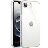 Minesk iPhone 16e / 17e ile Uyumlu Crystal Clear (Ultra Şeffaf Silikon) Kılıf Arkası Sert Polikarbonat Kenarları Yumuşak TPU Darbe Emici iç Hava Yastığı Destekli Kapak (16e / 17e)
