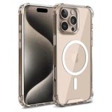 Minesk iPhone 17 Pro için MagShield Serisi MagSafe ile Uyumlu Köşe Korumalı Şeffaf Hybrid Kılıf Ultra Güçlü Manyetik Çember ve Kristal Berraklığında Materyal Premium Kalite Kılıf (17 Pro)
