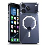 Minesk iPhone 17 Pro için Origin+ Serisi MagSafe ile Uyumlu Crystal Clear Ultra Şeffaf Hybrid Materyal Kılıf Yarı Yumuşak Yarı Sert Sararmaya Karşı Dayanıklı Kılıf Kapak (Ultra Şeffaf, 17 Pro)