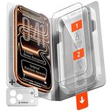 Minesk iPhone 17 Pro için ULTRA EASY SUPER GLASS (2 ADET) İnce Çerçeve Temperli Cam Ekran Koruyucu Yeni Nesil Akıllı Hizalama Kutusu ile Kolay Uygulama (17 PRO)