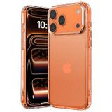 Minesk iPhone 17 Pro ile Uyumlu SuperMatt Serisi Arkası Parmak izi Tutmayan Sert Mat Polikarbonat Kenarları Tpu Silikon Metal Tuşlu Premium Şeffaf Kılıf Kapak (Klasik, 17 Pro)